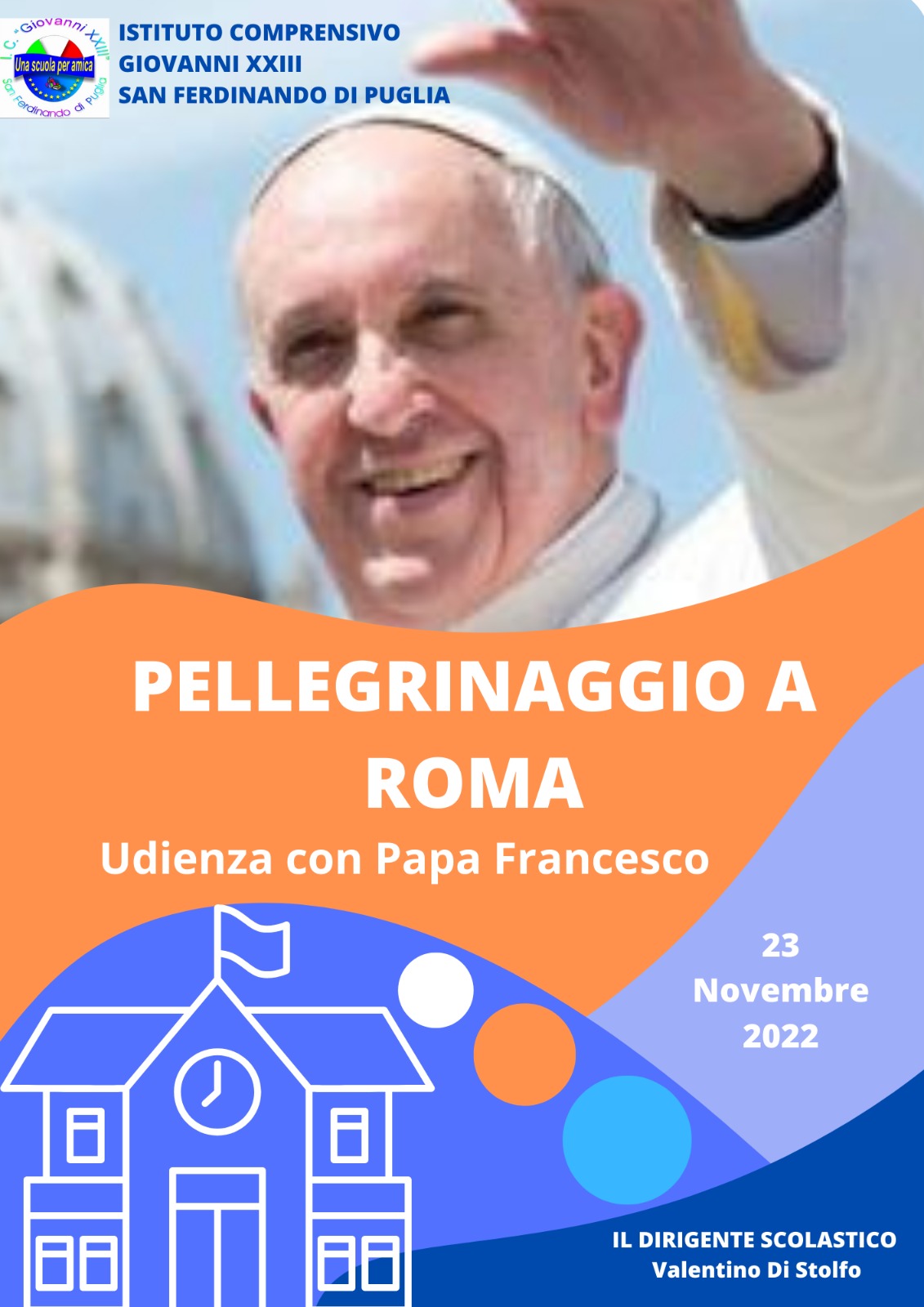 Locandina Papa 23 novembre 2022